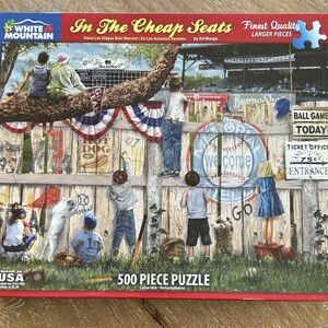 White Mountain 'In The Cheap Seats' Puzzle - 500 Pieces